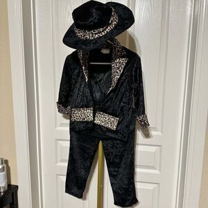 Mac Daddy child costume great for Halloween or dress up . Kids S 4-6